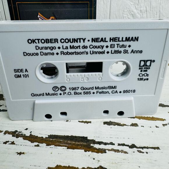 Oktober County Neal Hellman 1987 Gourd Music Cassette Tape Contemporary GM 101 - Picture 3 of 7